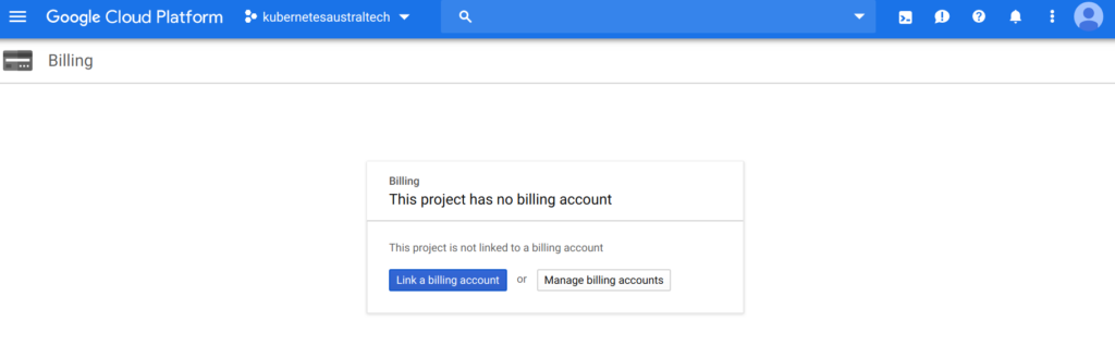 create a project for our kubernetes deployment